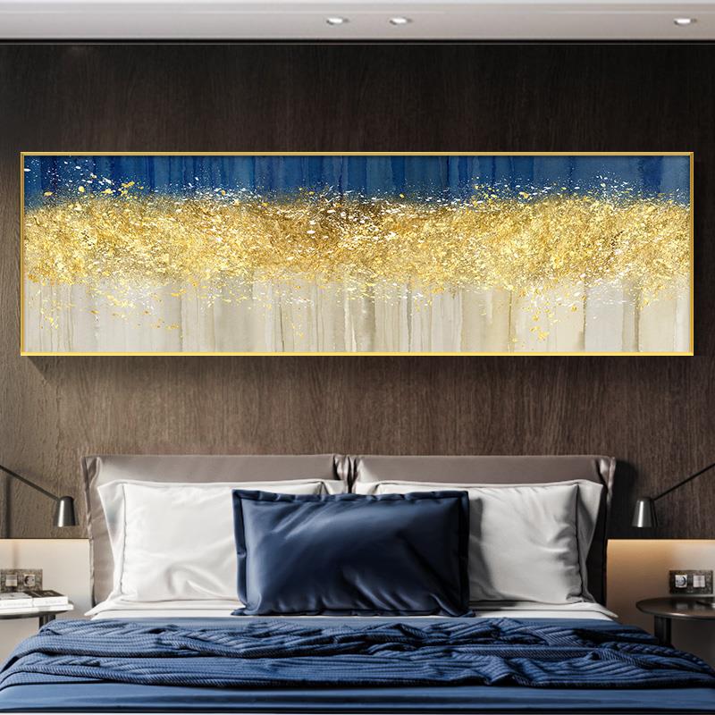 现代轻奢卧室床头装饰画房间挂画北欧背景墙宾馆壁画温馨简约酒店图片