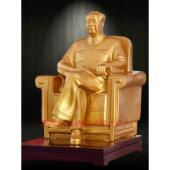 爷爷护身符毛铜像韦仁坐式 沙发金雕雕像乔迁开幕礼物客厅办公室装