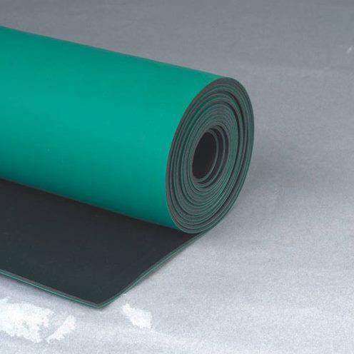 绿色桌面垫软胶板绿色防静电桌垫绝缘胶垫胶皮