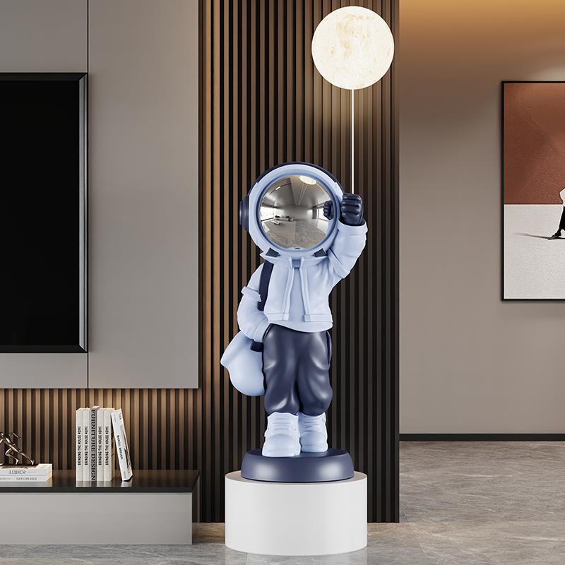 轻奢太空人太空人客厅落地摆件大型电视柜旁边装饰品高档蓝牙音响