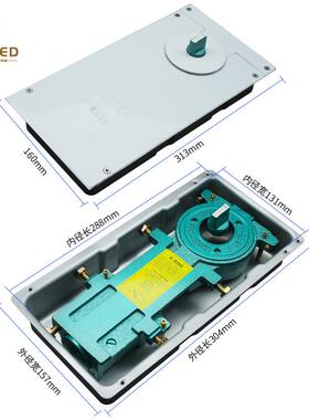 地弹簧K8300抗寒耐低温双定位地弹簧无框门有框玻璃门配件地弹璜