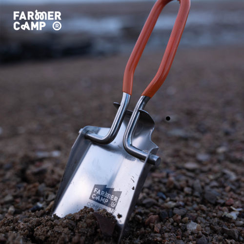 FarmerCamp折叠不锈钢钓鱼铲盆