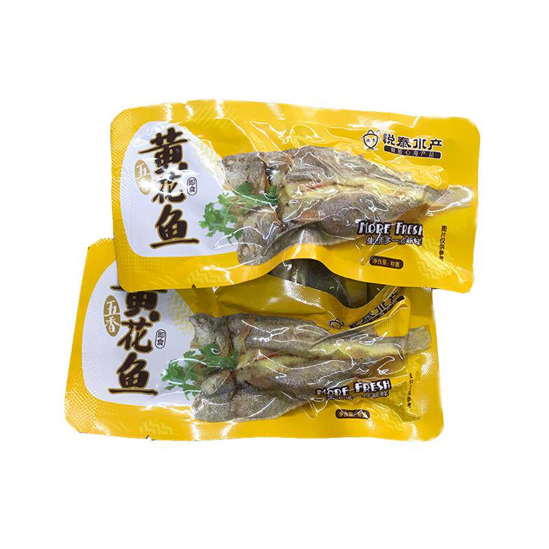 水产五香黄花鱼网红香酥小黄鱼零食即食袋装海鲜小吃烟台特产