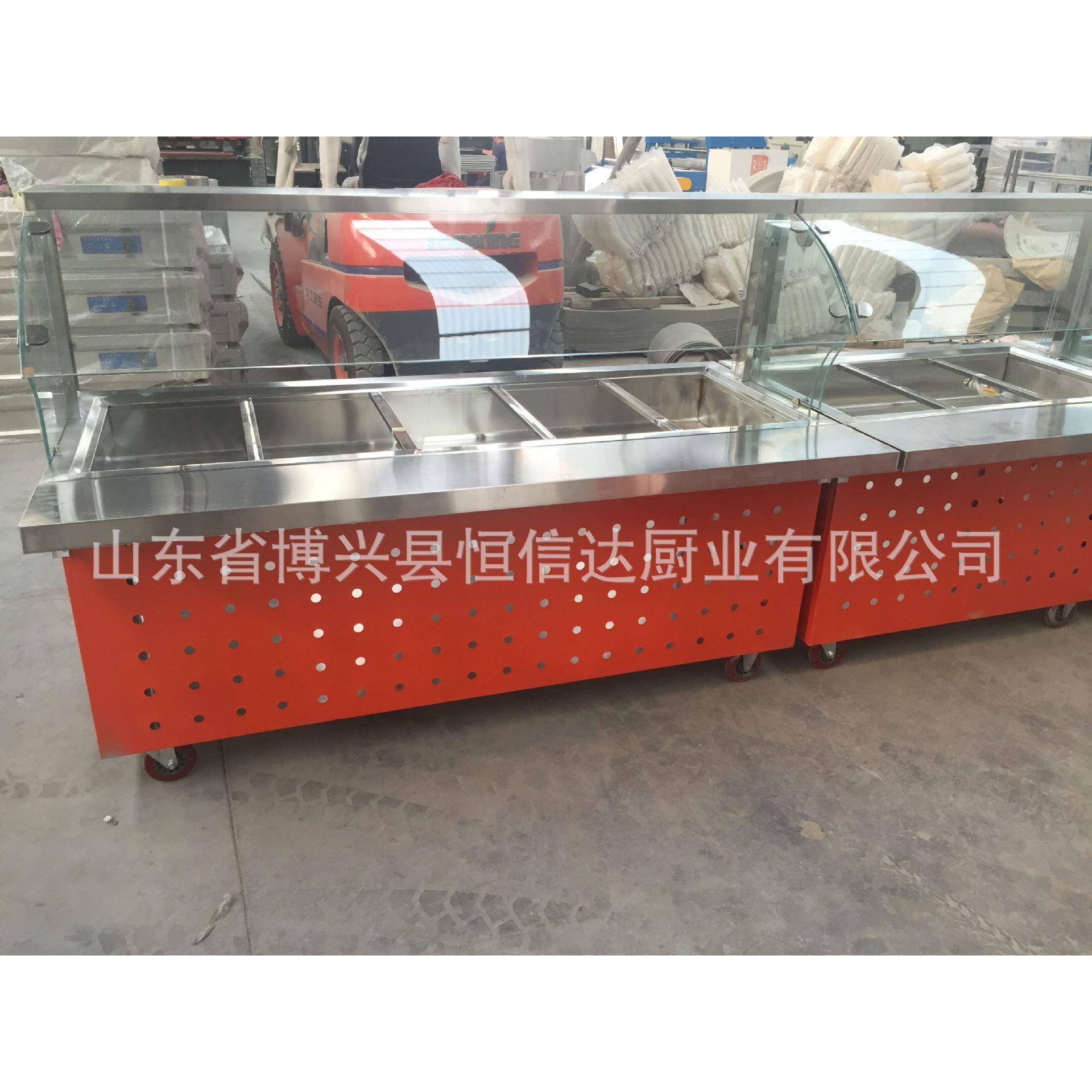 快餐保温台连锁店保温台快餐热菜台热汤台保温售卖台豪华保温台