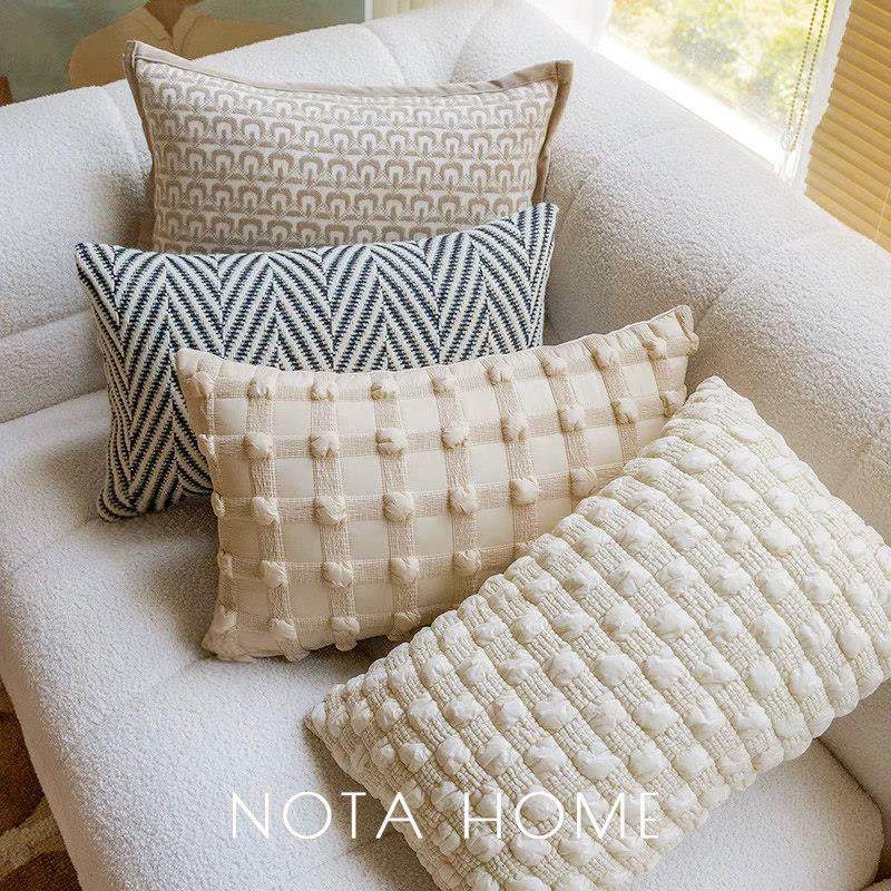 新中式腰枕现代简约中古风抱枕棕色靠枕别墅客厅沙发长条抱枕靠垫,居家布艺,靠垫/抱枕,淘宝优惠券,粉丝福利购,淘宝优惠卷