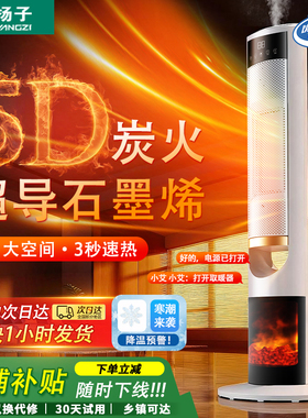 扬子暖风机电暖器取暖器家用节能速热暖气浴室洗澡石墨烯取暖神器