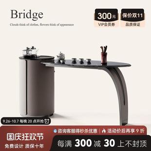 高端微晶石茶台椅 诚骏阳台茶桌轻奢现代高级感大理石茶台2024新款