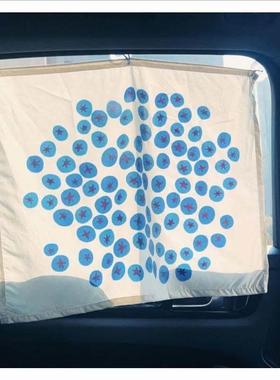 Ndht汽车车窗遮阳帘板儿童卡通吸盘式车窗车用吸盘式伸缩隔热挡光