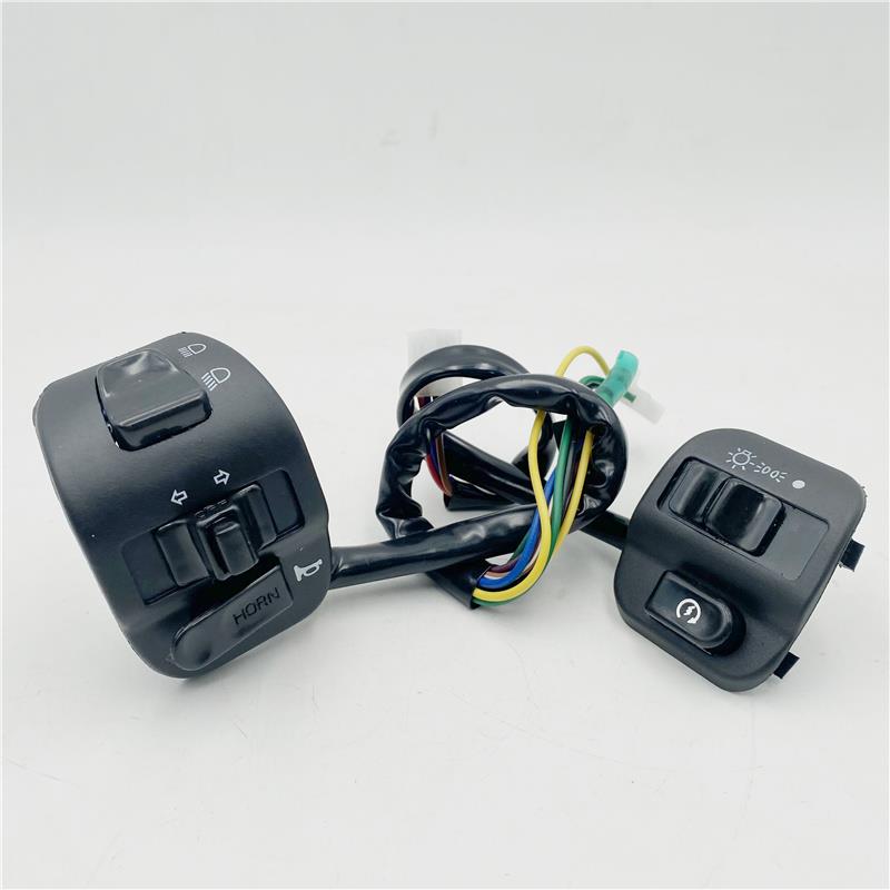迅鹰ZY125巧格100丽鹰福禧悦鹰喇叭转向灯大灯变光电启动左右开关
