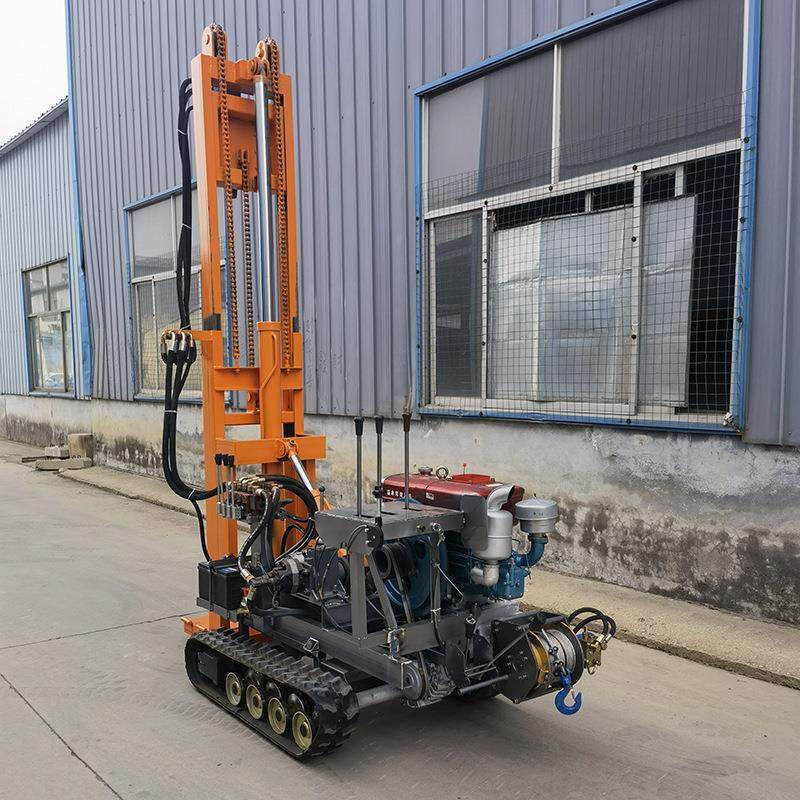 潜孔钻机 型小履履带式潜孔钻机 价格潜实惠带式气动zhqx型孔钻机