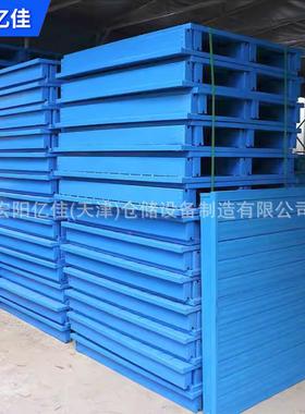 钢制工金业铁托物盘叉车重型仓储库货架属铁卡板防潮RMV垫栈板周