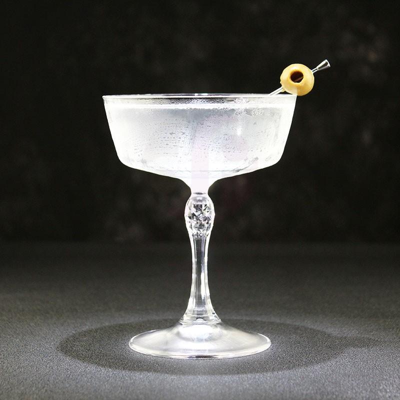 酒术意大利进口水晶玻璃马天尼杯创意碟形香槟杯日式高脚鸡尾酒杯