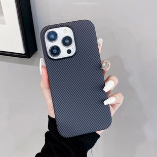 适用于iPhone16promax手机壳16p碳纤维苹果15pro防摔商务保护套男