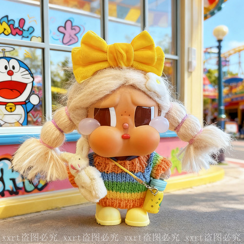 可爱哭娃衣服多巴胺毛衣