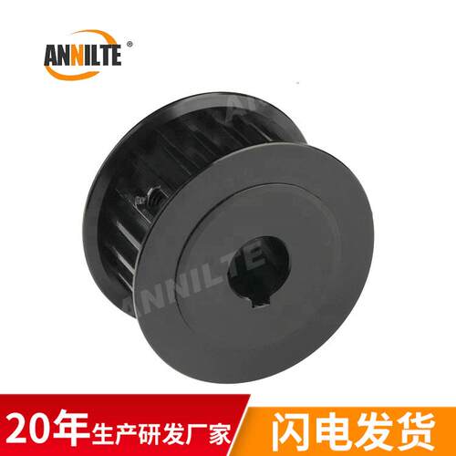 山东安传动皮875带轮A齿T10圆柱耐轮化45#氧钢制同步齿形轮