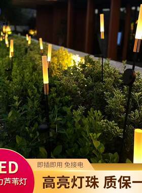 LED亚克hz00121力芦苇灯户外公园磨气地泡棒雨插防灯太阳能DMX512