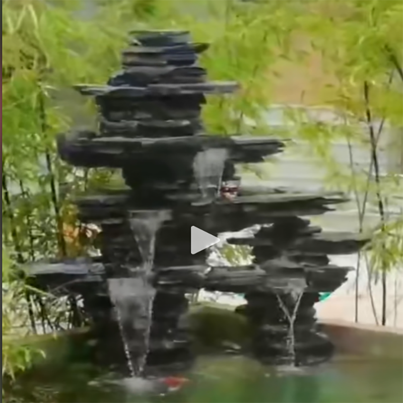 真石假山流水景摆件庭院