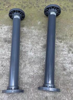 UPVC透明管道混合器法兰连 DN80-200PVC工程塑料SK型静态混合器