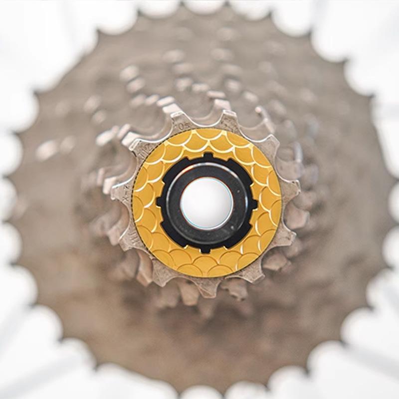 Chaser超轻公路车飞轮盖锁盖超轻3克粉橘蓝超轻飞轮