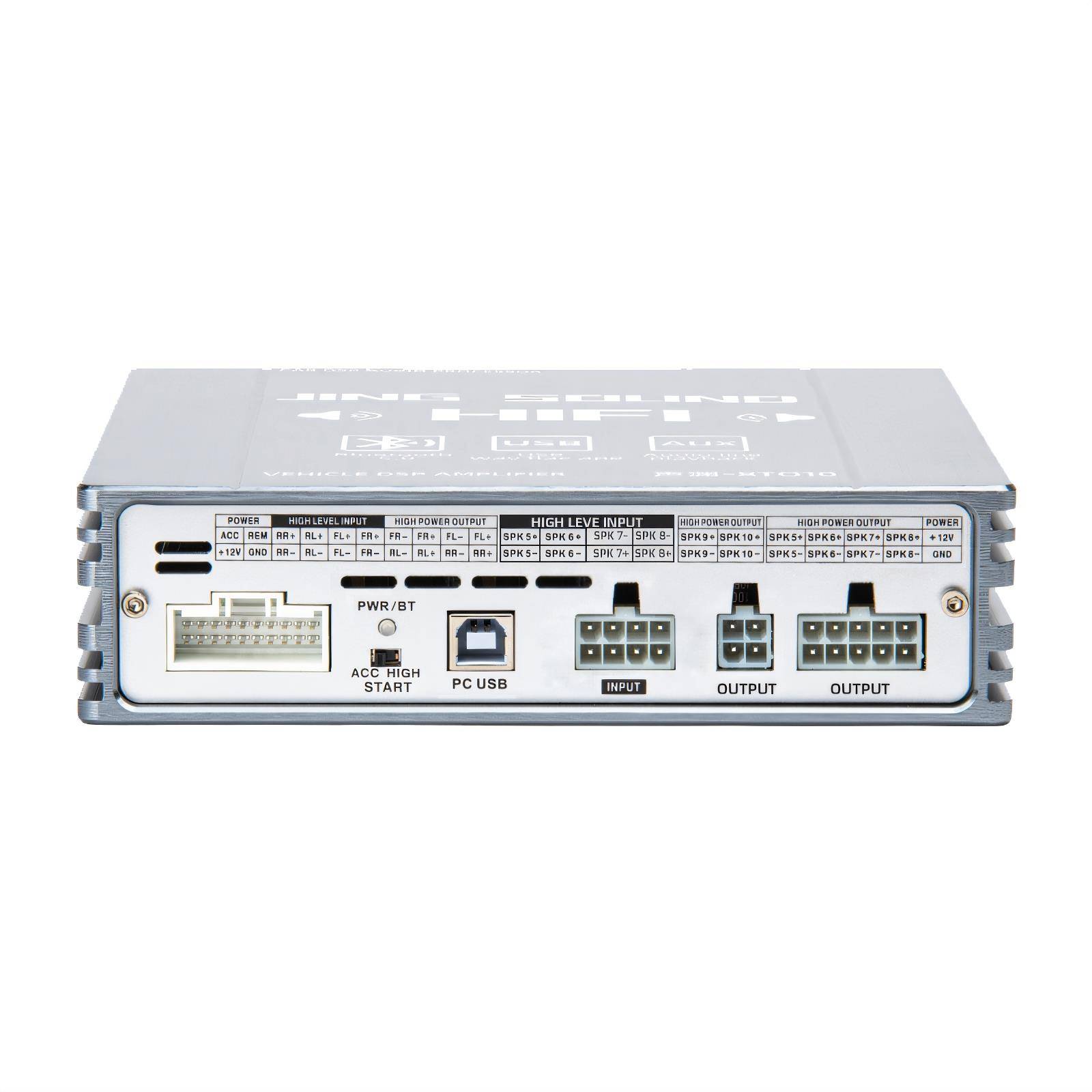 汽车音响改装DSP音频处理器8进10出车载功放10路无损安装1段