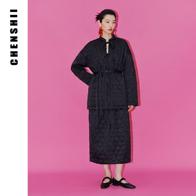 CHENSHII宽松棉服外套