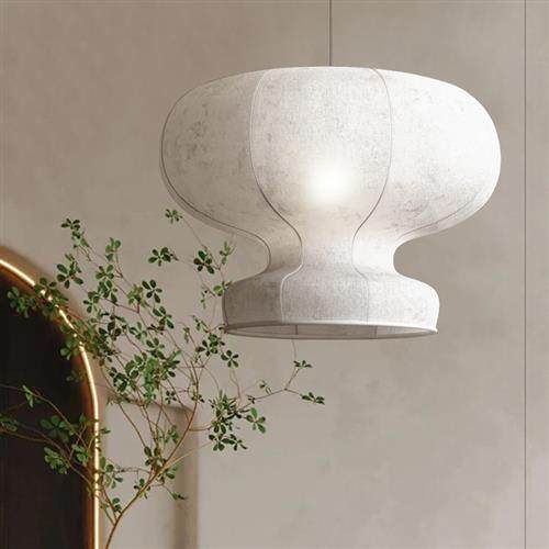 侘寂风民宿吊灯日式设计款茶楼酒店包间灯禅意简约米白色布艺灯饰,家装灯饰光源,客厅吊灯,淘宝优惠券,粉丝福利购,淘宝优惠卷