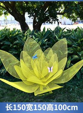 户外镂空花朵雕塑不锈钢铁艺植物摆件园林景观售楼部小区草坪装饰