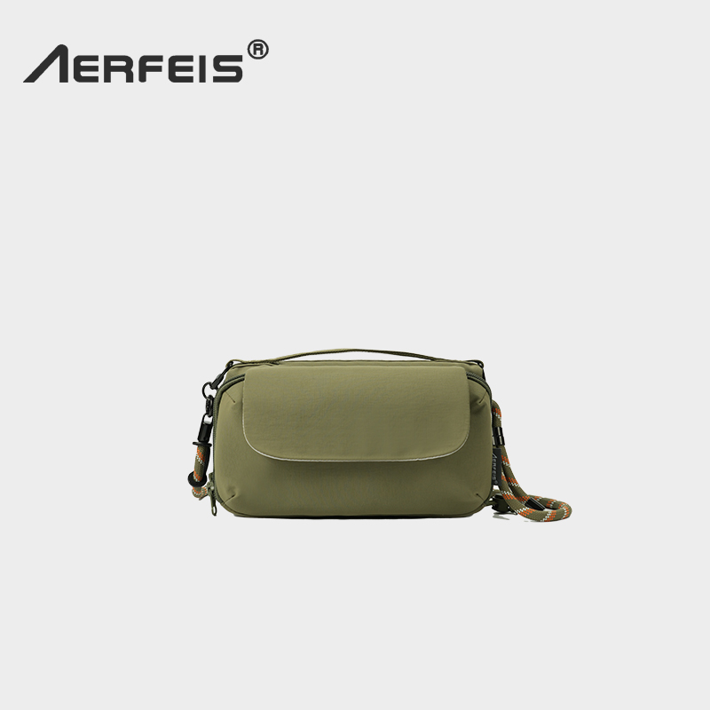 阿尔飞斯便携单肩数码收纳整理包适用大疆pocket3多功能保护套斜挎手提防摔抗震耳机充电宝数据线配件相机包