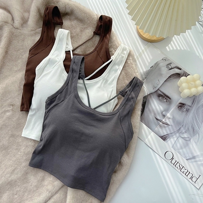 带胸垫吊带女早春季2025年新款