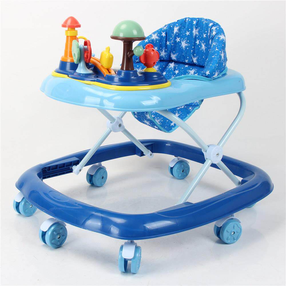 宝宝学步车英文现货6-18个月婴儿车儿童带音乐灯光防侧翻厂家直销