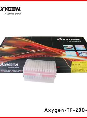 爱思进Axygen TF-200-R-S 200ul带滤芯**盒装黄吸头，96支/盒