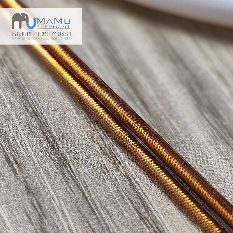 棕褐色聚酰亚胺PI棒3.0mm耐高温400度无缝PI管毛细管