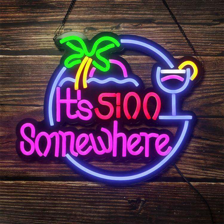 led霓虹广告牌彩皮柔性霓虹灯色彩绚丽装饰灯热卖