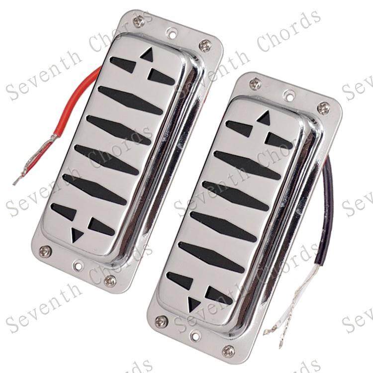 电吉他双线圈拾音器 联拾音器双块拾音器 银色CGZ-022