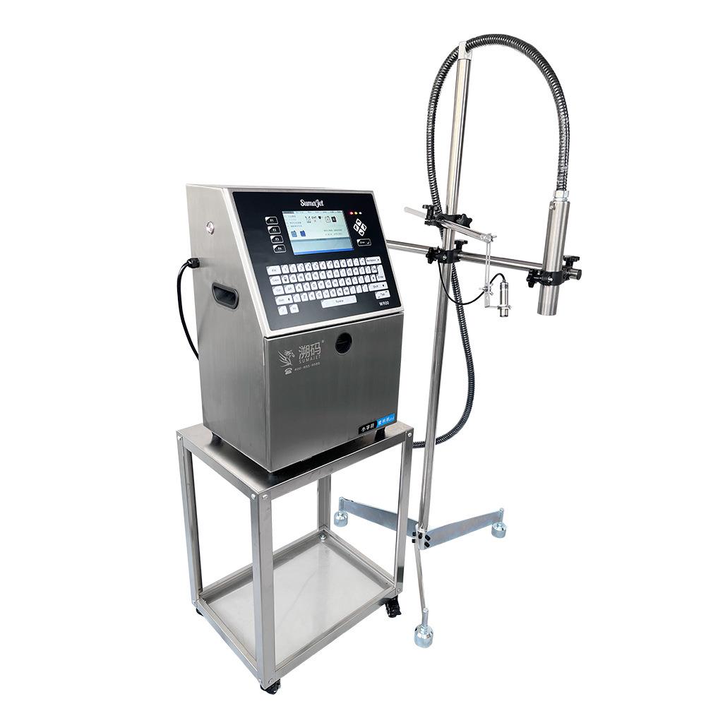 溯码全自动喷码机生产日期打码机流水线喷墨打印小字符喷码机