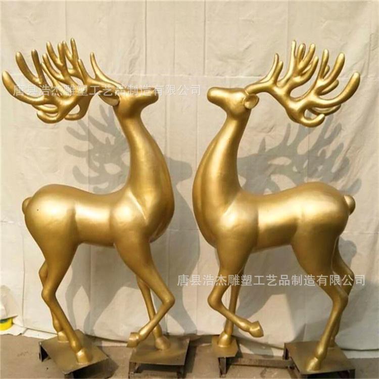大型户外铸铜鹿雕塑铜鹿摆件动物鹿雕塑仿真鹿铜摆件1米1.2米