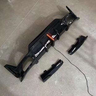 325li套件耀夜黑 竖条灯后唇尾翼外观MP改装 适用于23款 宝马3系安装