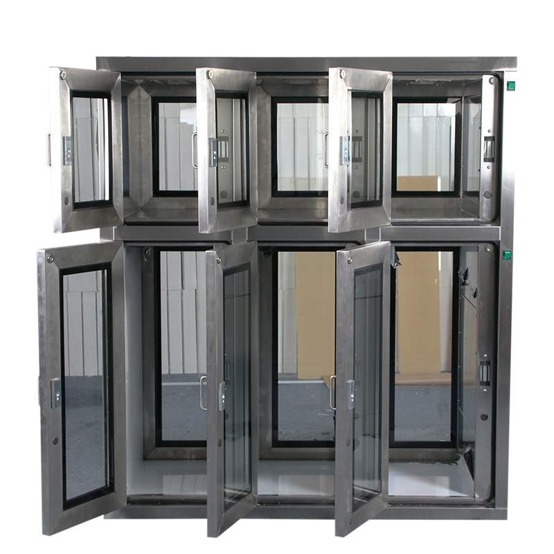 非标订制传递窗|风淋传递柜|自净式不锈钢机械互锁洁净窗口