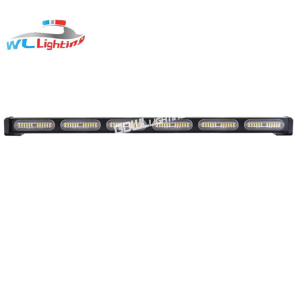 热卖款72LED长条爆闪灯长杠灯棍子灯6节中网警示灯