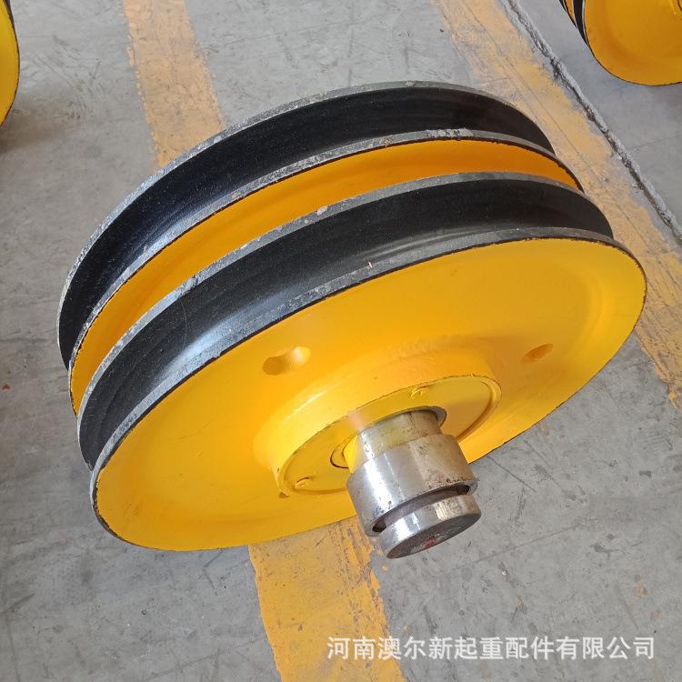 加工非标起重机滑轮组耐磨轧制滑轮组行吊升降钢丝绳滑轮组