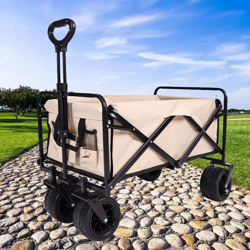 露营小推车野营野餐儿童便携可折叠营地拖车大承重露营车手推车