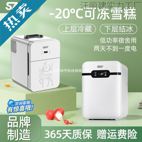 车载迷你小冰箱车家两用冷藏箱