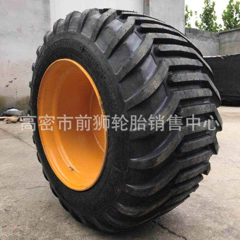 620/40R22.5农用悬浮拖拉机钢丝轮胎圆捆机拖车轮胎人字花