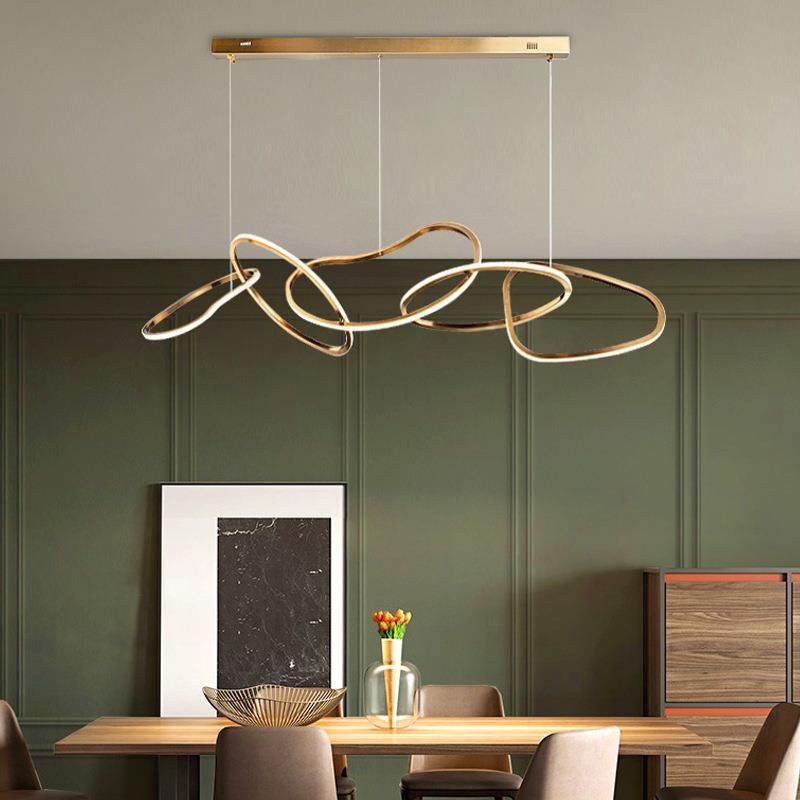 餐厅吊灯不锈钢长条轻奢风极简创意吧台前台设计师服装店环形灯具,工业油品/胶粘/化学/实验室用品,其他实验室设备,淘宝优惠券,粉丝福利购,淘宝优惠卷