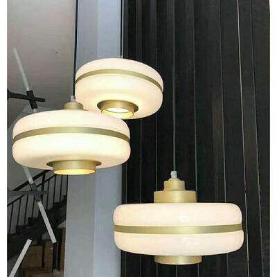 中山工厂极简半月球吊灯创意个性服装店收银台装饰灯北欧简约现代