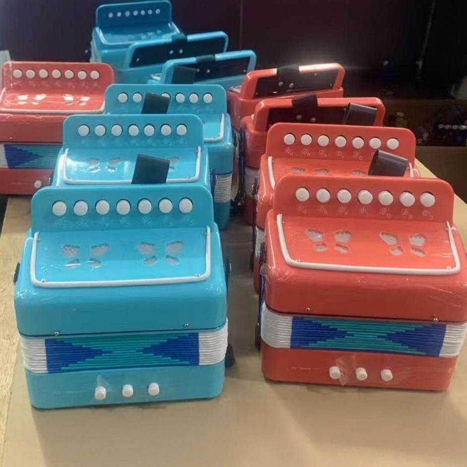 跨境 儿童乐器迷你小手风琴，早教塑料乐器103手风琴乐器