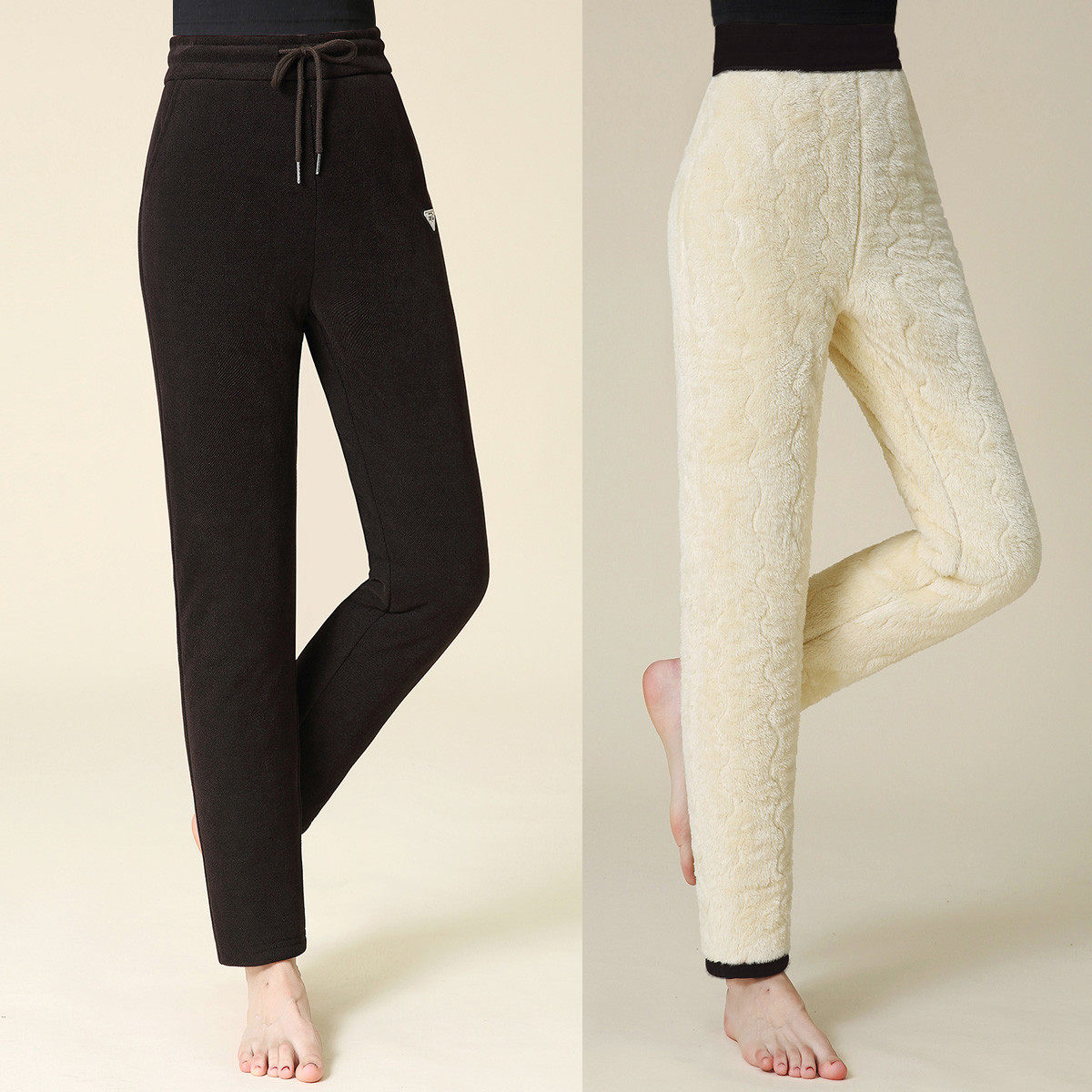 【加绒加厚】妈妈装中老年女秋冬季新品厚款保暖棉裤松紧腰休闲裤,女装/女士精品,棉裤/羽绒裤,淘宝优惠券,粉丝福利购,淘宝优惠卷