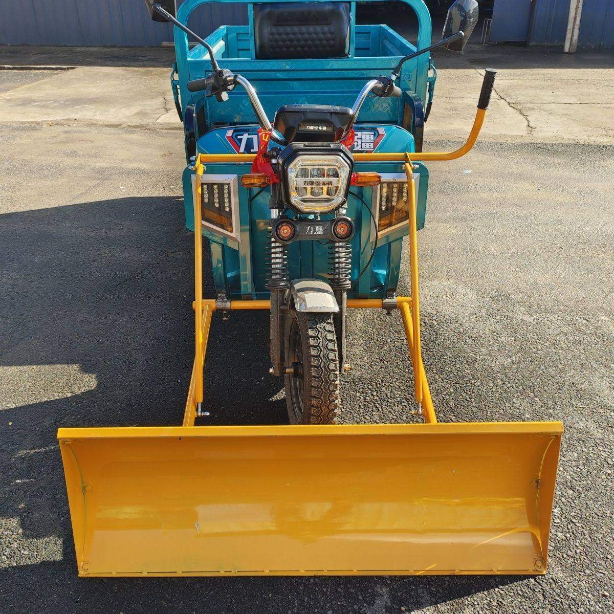 新款加厚三轮车带铲推雪铲推粮食推粪农用(注:需要自己焊接)