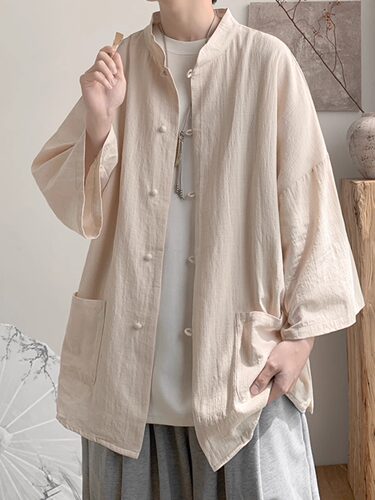 特大码300斤新中式衬衫男士短袖