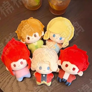 新款小说同人周边埃克斯亚瑟温莎乔治唐晓翼属性10cm印花棉花娃娃